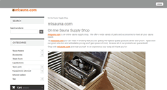 Desktop Screenshot of misauna.com